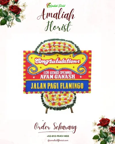 Bunga Papan Congratulation di Pintu Langit Jae